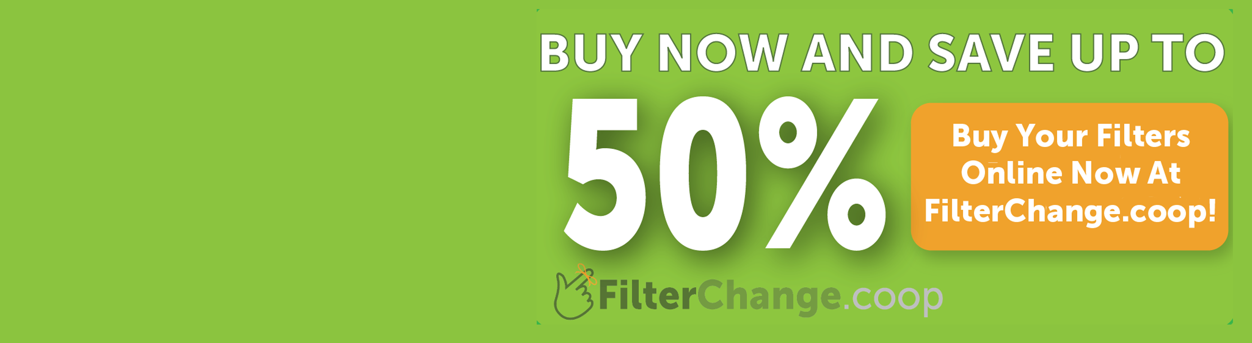 Save up to 50% on Filters