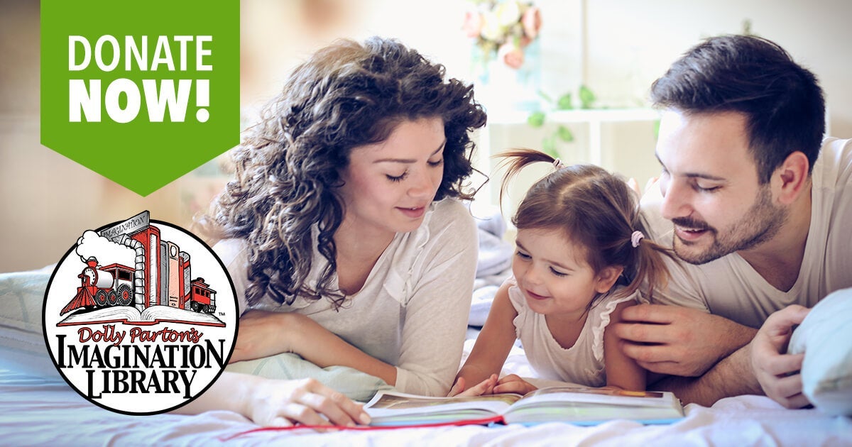 family reading book