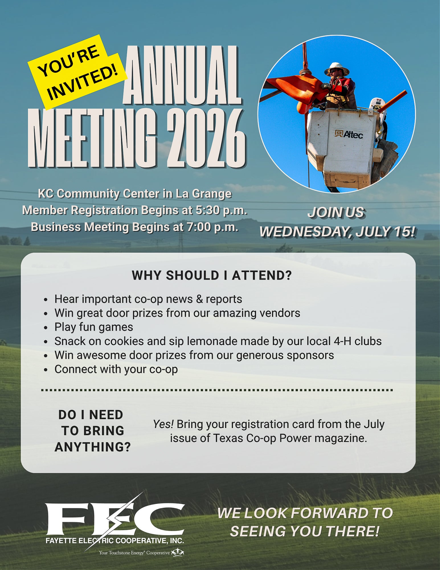 2026 Annual Meeting Flyer