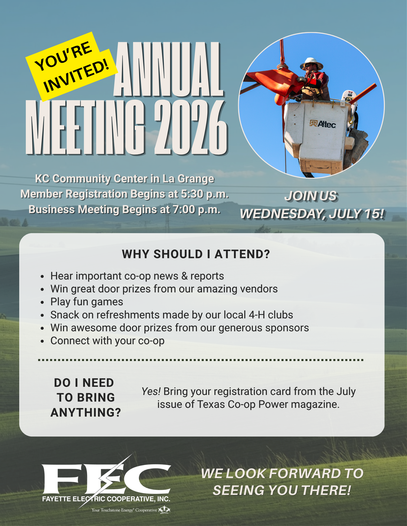 2026 Annual Meeting Flyer