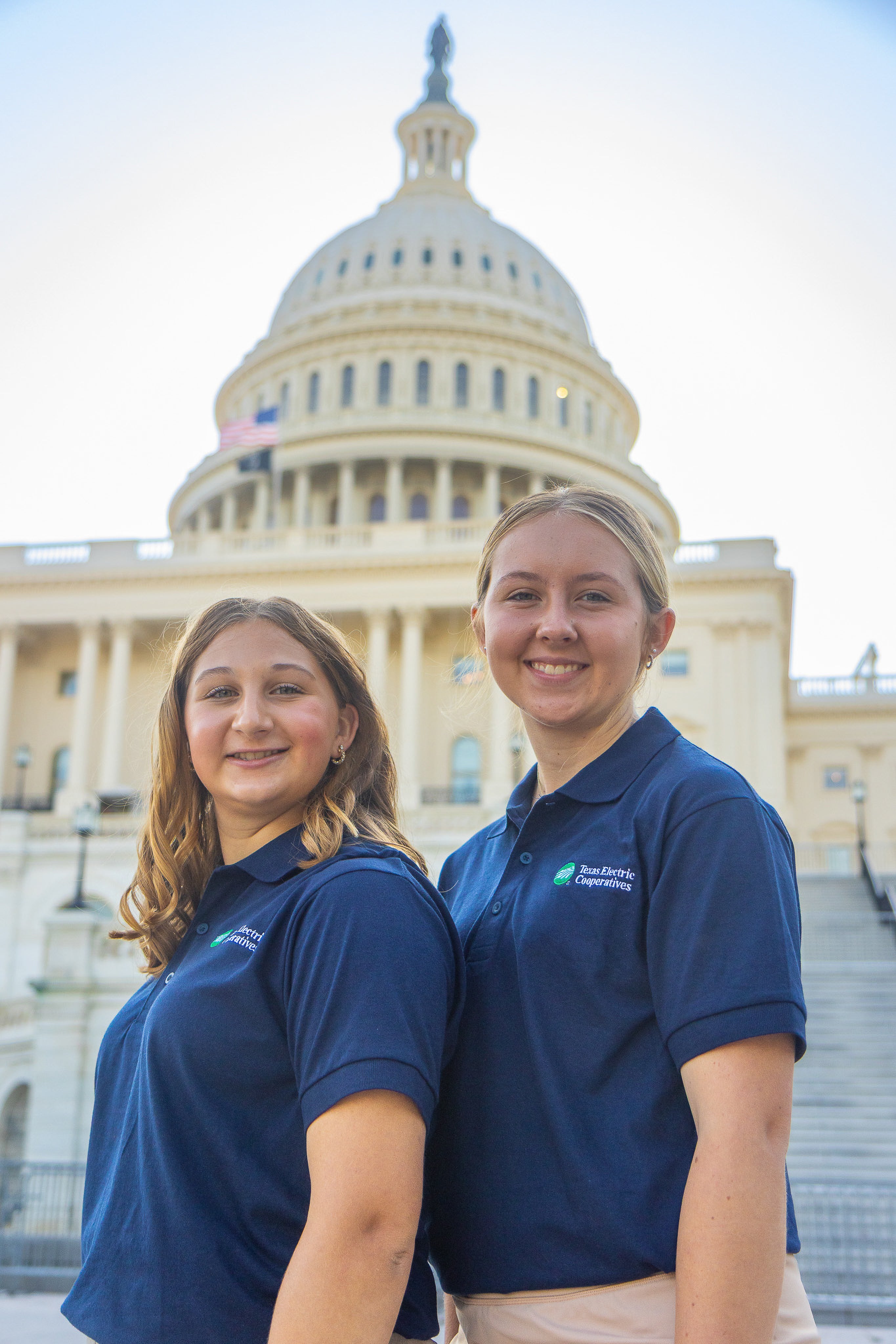 Gretchen Sacks of Round Top-Carmine High School and Laney Bludau of Hallettsville High School 