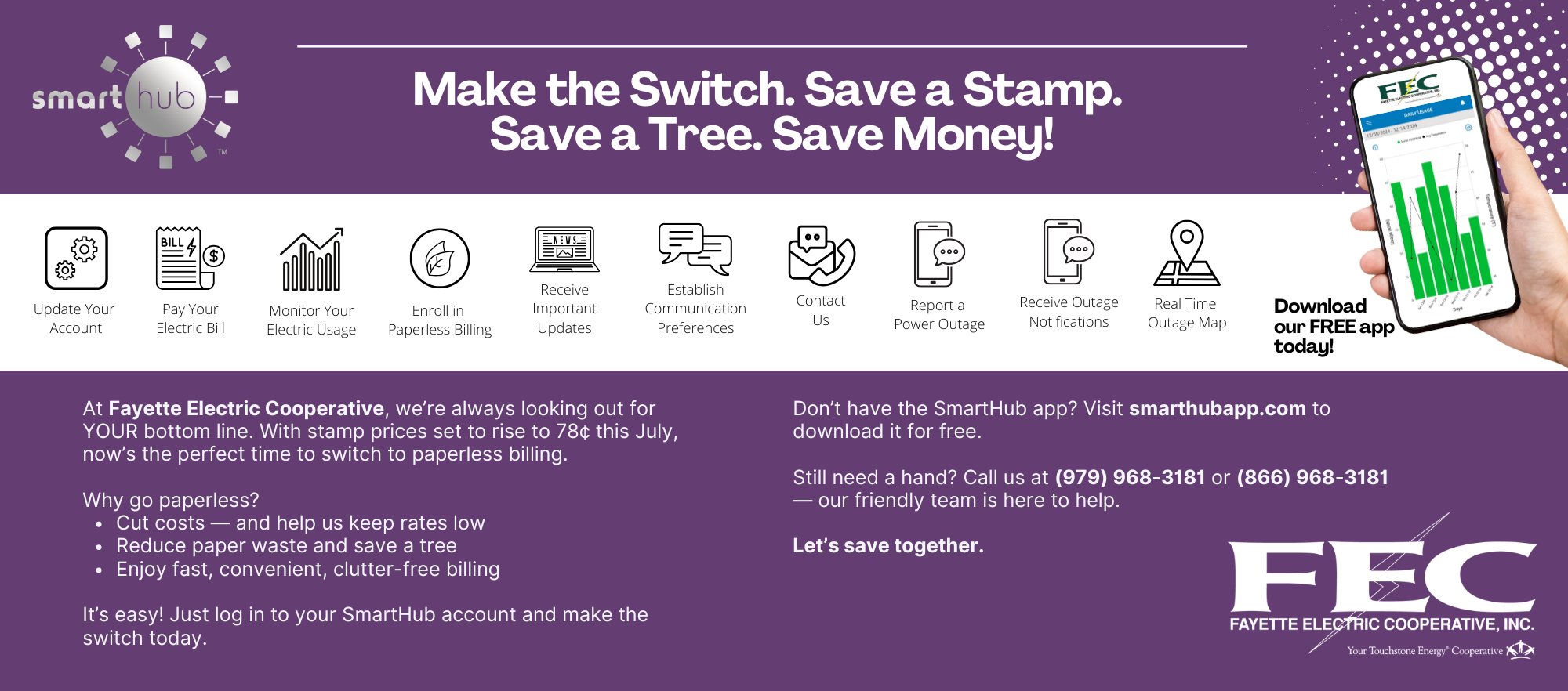 Make the Switch to Paperless Billing