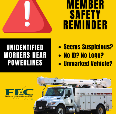 Member Safety Reminder
